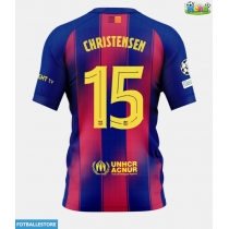 Barcelona Andreas Christensen #15 Hjemmedrakt 2025-26 Kortermet
